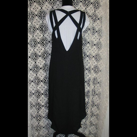 Lush Black Sundress D0082 - Picture 2 of 4